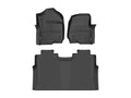 WeatherTech Black Front and Rear Floorliners Fits -23-24 F-250 F-350 F-450 F-550 4410121-446972