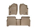 WeatherTech 04-11 Nissan Titan Front and Rear Floorliners - Tan