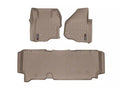WeatherTech Tan Front and Rear Floorliners Fits -20-16 F-250 F-350 F-450 F-550 454261-453053