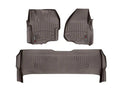 WeatherTech Cocoa Front and Rear Floorliners Fits -20-16 F-250 F-350 F-450 F-550 475841-473052
