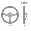 Sparco Steering Wheel L777 Leather Black