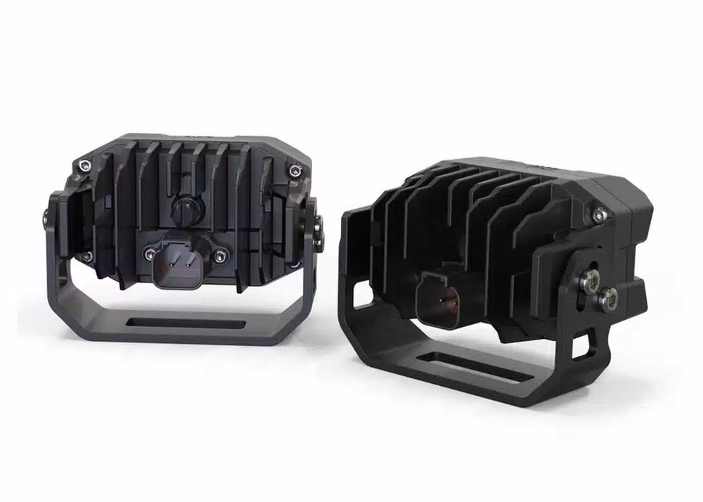 Morimoto 2Banger NCS LED Pod (SAE Wide / Yellow)(Pair)