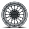 Method MR411 Bead Grip 15x7 / 5+2/38mm Offset / 5x4.5 / 72 CB Gloss Titanium Wheel