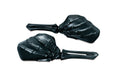 Kuryakyn Skeleton Hand Mirrors Black/Black