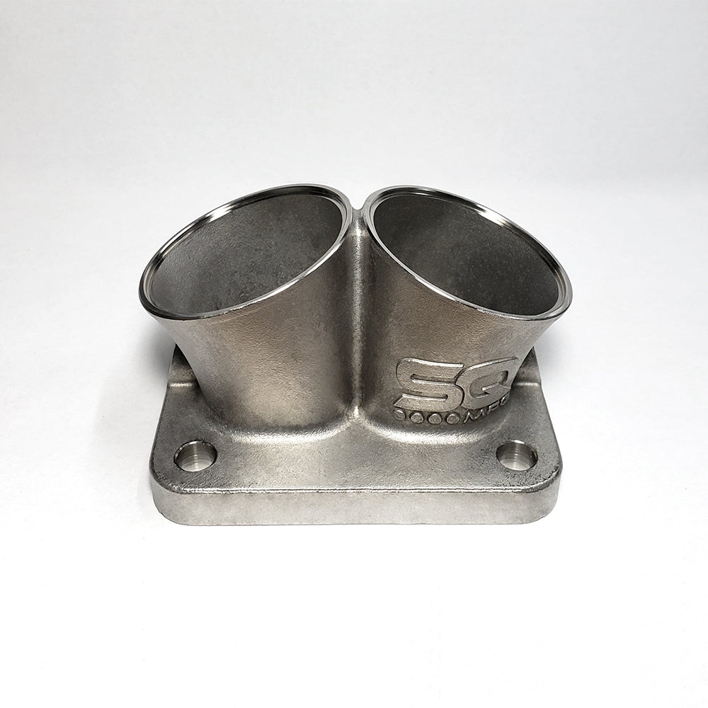 Ticon Industries 2.25in T4 Collector w/ Divided Inlet - Sequence Manufacturing