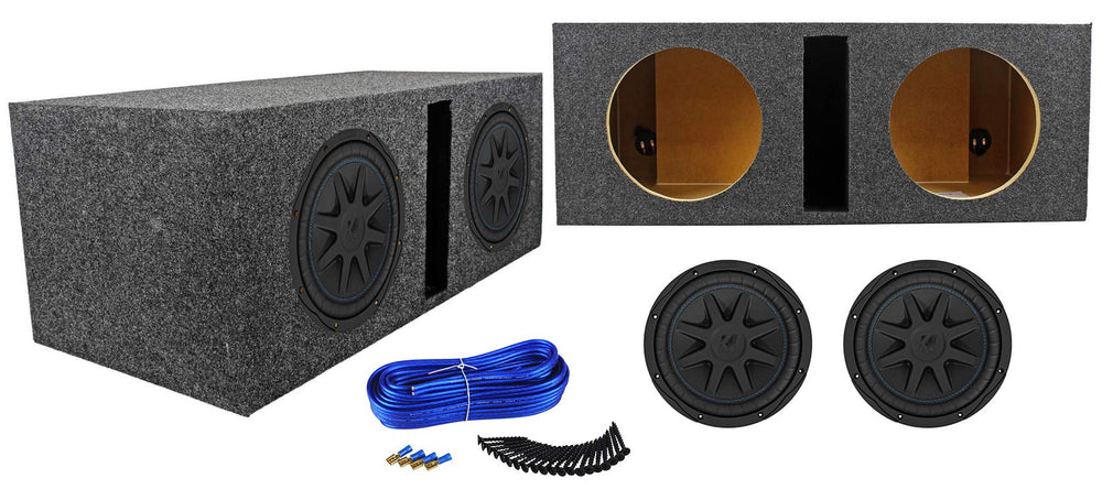 COMPVX 10-INCH (25cm) Subwoofer Dual Voice Coil 4-Ohm 600W