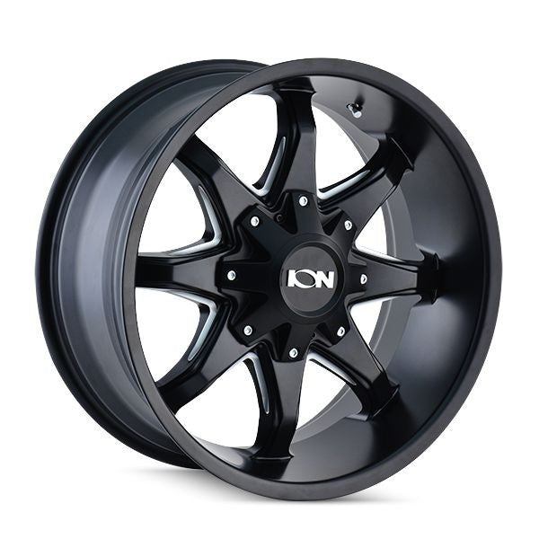 181 (181) SATIN BLK/MILLED SPOKES 1