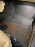 3D ELEGANT FLOOR MAT 2 ROW SET BLCK