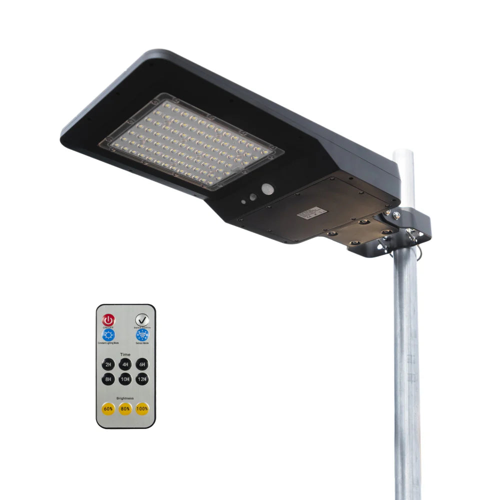 SOLAR & LED FLOODLIGHT W/ REMOTE 6000LM