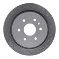 R1 13-19 Cadillac Xts Rear Right Drilled & Slotted Geoperformance Rotor