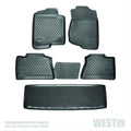 Westin 2015-2017 Cadillac Escalade w/Captain Seats Profile Floor Liners 6pc - Black