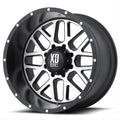 KMC Wheels black auto part