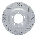 R1 19-26 Audi S E-Tron Gt Rear Right Drilled & Slotted Geoperformance Rotor