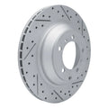 R1 19-26 Audi S E-Tron Gt Rear Right Drilled & Slotted Geoperformance Rotor