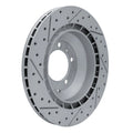 R1 19-26 Audi S E-Tron Gt Rear Right Drilled & Slotted Geoperformance Rotor