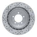R1 19-26 Audi S E-Tron Gt Rear Right Drilled & Slotted Geoperformance Rotor