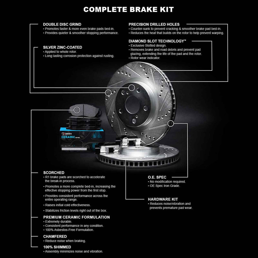R1 Concepts silver auto part