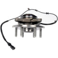 WHEEL HUB AND BEARING ASSEMBLY
