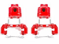 Power Stop 99-04 Jeep Grand Cherokee Rear Red Calipers w/Brackets - Pair