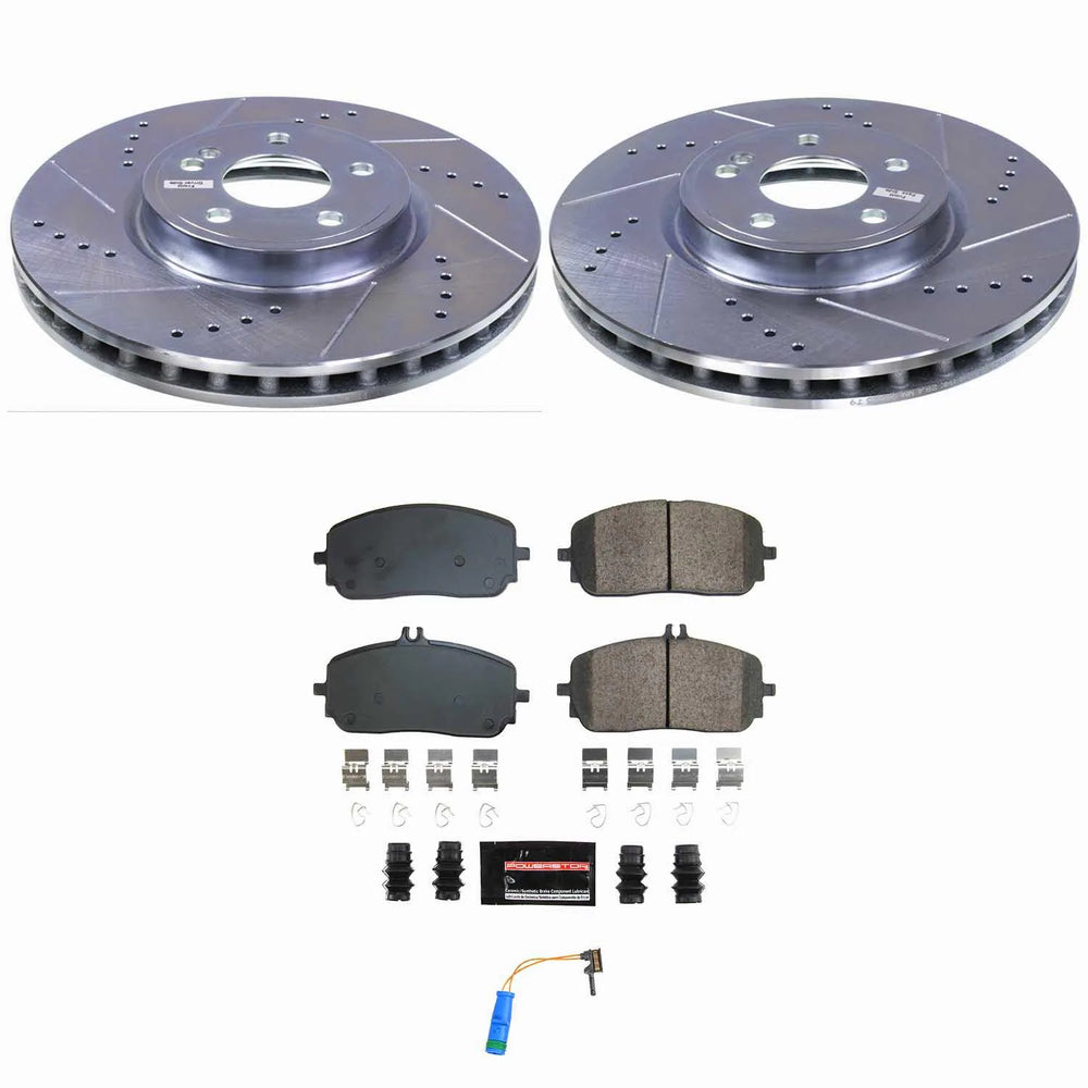 Power Stop Z23 EVOLUTION BRAKE KIT Mercedes-Benz EQB 250 2023-24 Mercedes-Benz EQB 300 2022-24 Mercedes-Benz EQB 350 2022-24 Mercedes-Benz GLA250 2021-24 Mercedes-Benz GLB250 2020-24 K9295