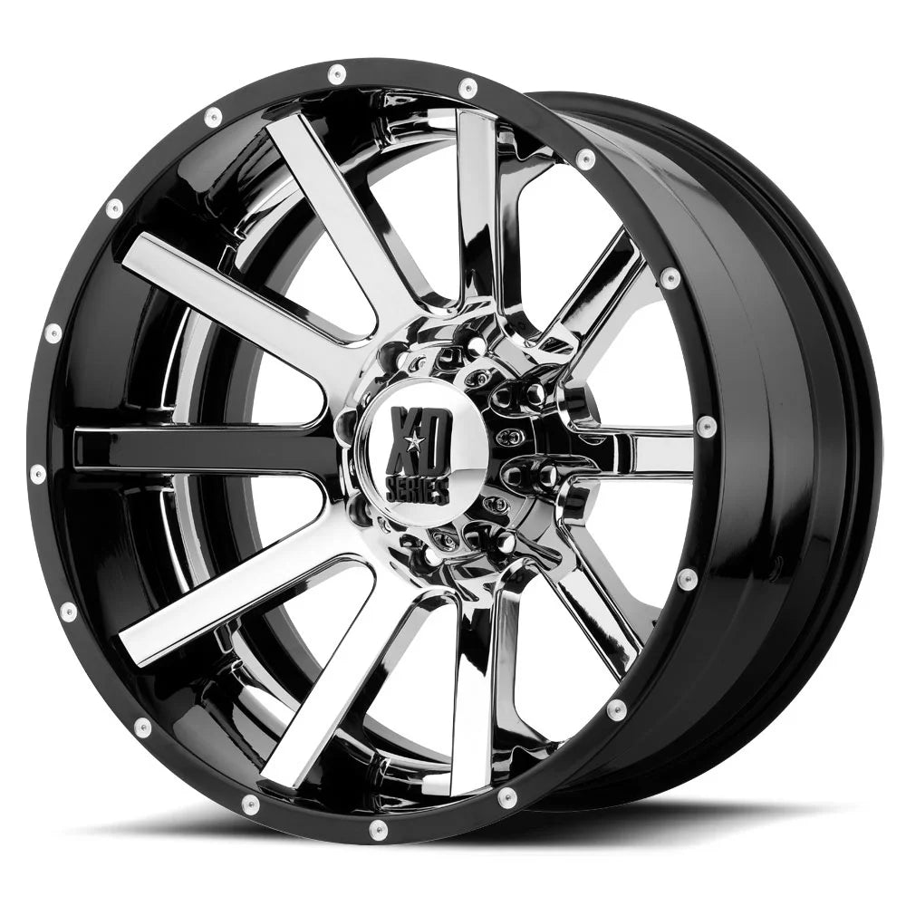 XD200 20X12 8X180 CHR BLK MILL LP -44MM