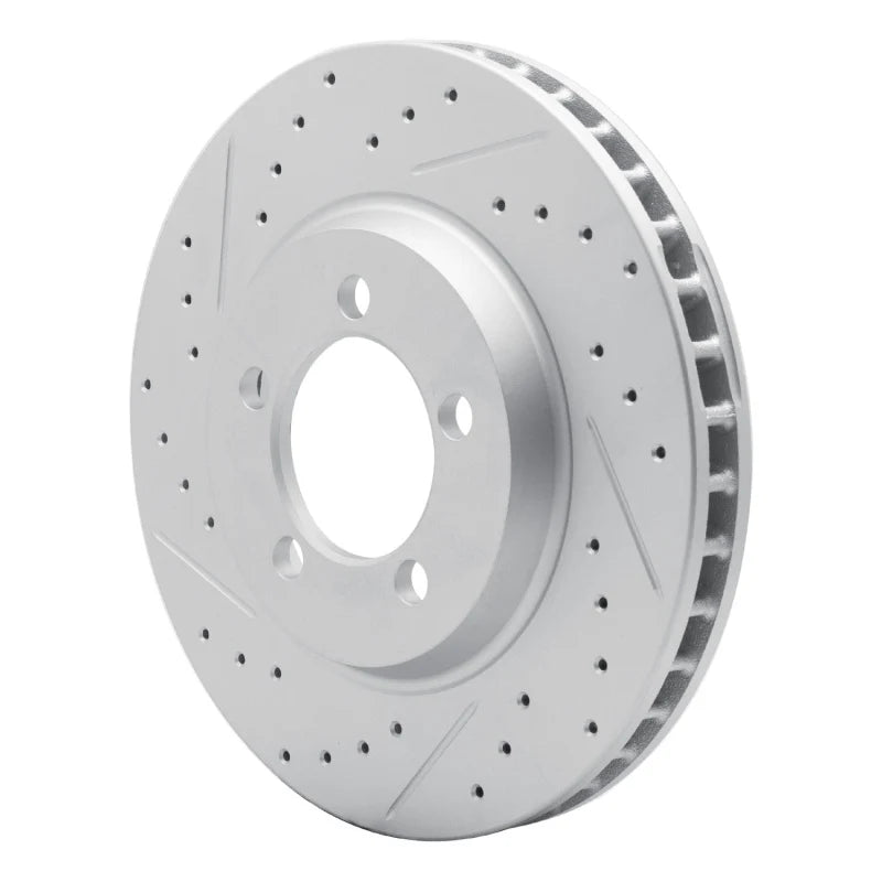 R1 65-66 Ford Galaxie Front Left Drilled & Slotted Geoperformance Rotor