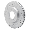 R1 65-66 Ford Galaxie Front Left Drilled & Slotted Geoperformance Rotor