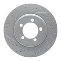 R1 65-66 Ford Galaxie Front Left Drilled & Slotted Geoperformance Rotor
