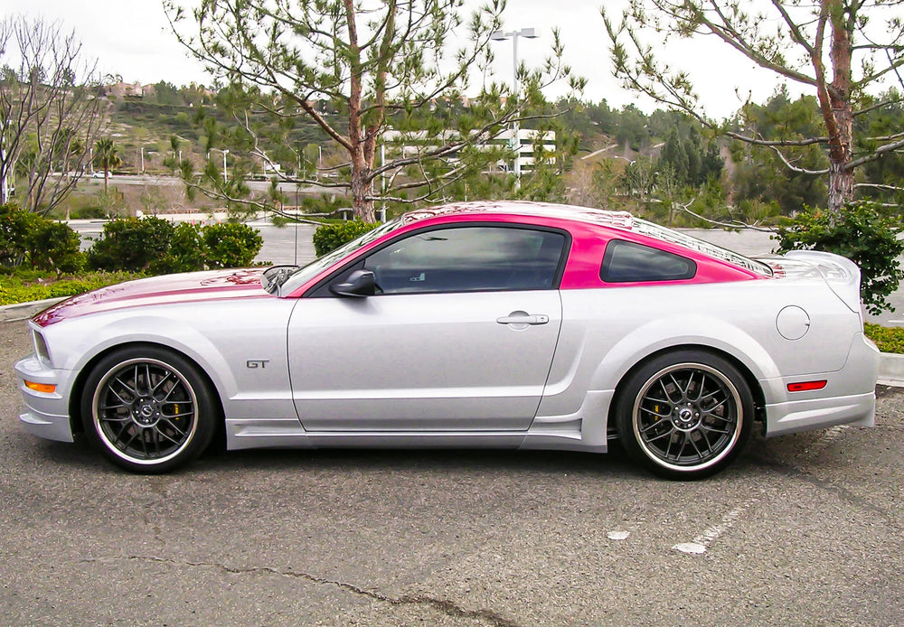 FORD MUSTANG 0508 SIDE SKIRT KIT GEN 3 ( Fits GT and V6)