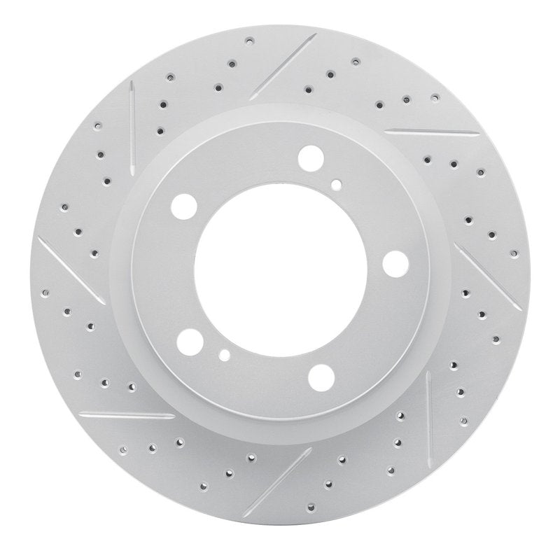 DFC 08-21 Lexus Lx570 Front Left Drilled & Slotted Geoperformance Rotor