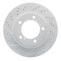 DFC 08-21 Lexus Lx570 Front Left Drilled & Slotted Geoperformance Rotor