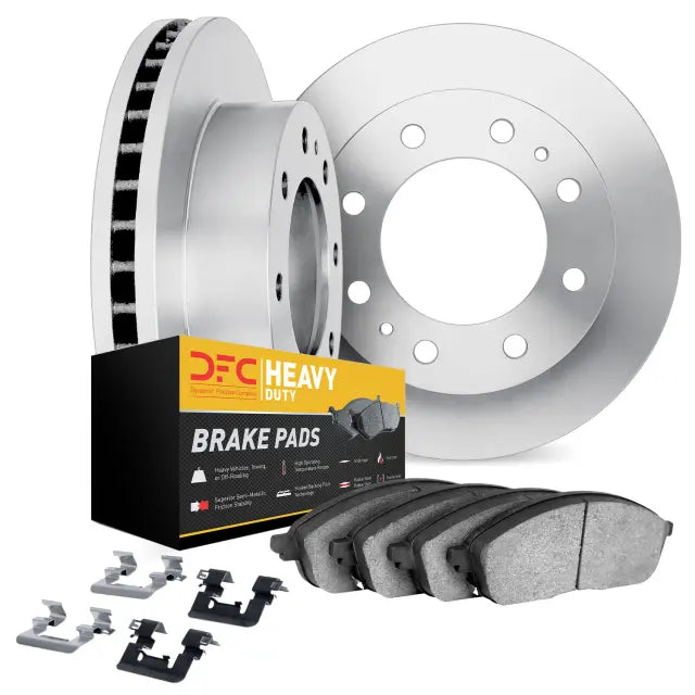 DFC 71-88 Chevrolet V20 Front Rotors with Heavy Duty Brake Pads w/Hardware