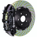 Brembo 12-18 A6 3.0T/12-18 A7 3.0T Front GT BBK 6 Piston Cast 380x34 2pc Rotor Drilled-Black