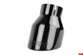 Double-Walled 4 Inch Slash-Cut Tips (Polished Diamond Black) Set of 2 Fits Universally on Various APR Exhaust Systems APR
