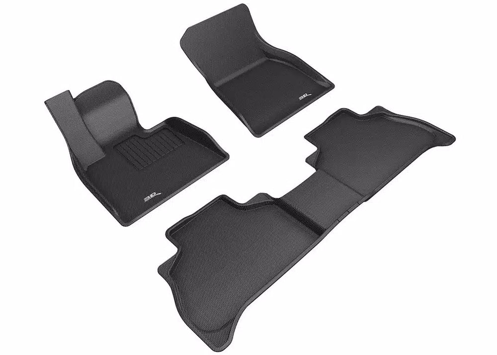 3D MAXpider 2019-2020 BMW X5 (G05) Kagu 1st & 2nd Row Floormats - Black