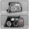 Spyder Ford F150 04-08 Projector Headlights Version 2 LED Halo LED Blk PRO-YD-FF15004-HL-G2-BK