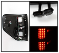Spyder Dodge Ram 1500 13-14/Ram 2500 13-14 LED Tail Lights LED Model only - Blk ALT-YD-DRAM13-LED-BK
