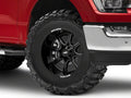 MO970 17X8 6X135/5.5 00MM GLOSS BLACK W/ MILLED SPOKE & MOTO METAL ON LIP