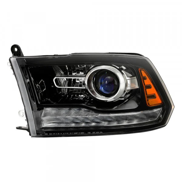 Xtune 16-18 Ram 1500/2500/3500 (Projector LED) OEM Style Headlights Black Left (PRO-JH-DR16-OE-BK-L)