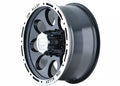 Cast Aluminum Wheels 174 16x10 Machined Lip Black 5 On 114.3 Bolt Pattern -38 Offset ION Wheels