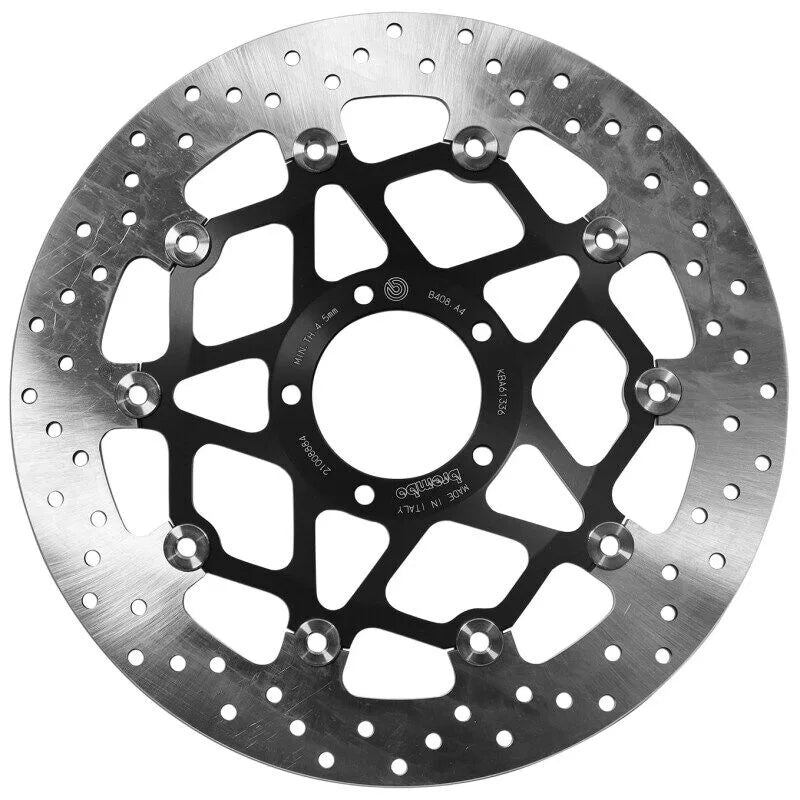 R1 03-06 Mercedes-Benz CL55 AMG Rear Right Slotted Black Brake Rotor