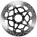 R1 03-06 Mercedes-Benz CL55 AMG Rear Right Slotted Black Brake Rotor