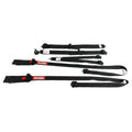 SFI CAMLOCK 6PT PU LAP HNR BELTS BLK