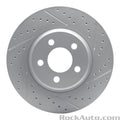 R1 14-19 Ford Transit (Mexico) Front Right Drilled & Slotted Black Brake Rotor