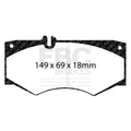 EBC 02-08 Mercedes-Benz G500 5.0 Yellowstuff Front Brake Pads
