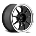 Konig Countergram 15x9 4x100 ET35 Matte Black / Matte Machined Lip