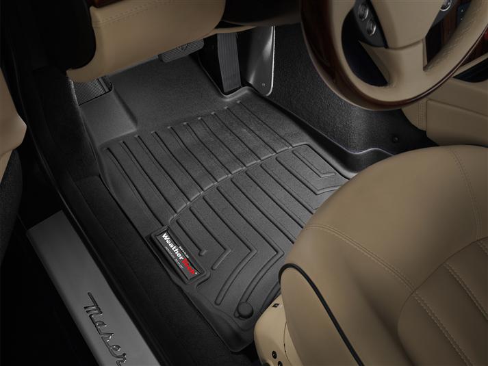 WeatherTech 04-13 Maserati Quatroporte FloorLiner Kit - Black