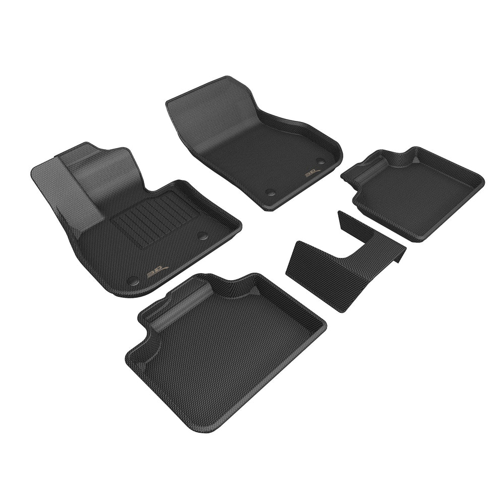 23C BMW X2 KAGU FLOORLINER ROW 1 & 2 BLACK