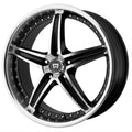 MR107 18X8 5X4.25 G-BLK MACH 42MM