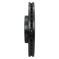 R1 06-12 Mercedes-Benz ML500 (USA/Canada) Front Right Drilled & Slotted Black Brake Rotor
